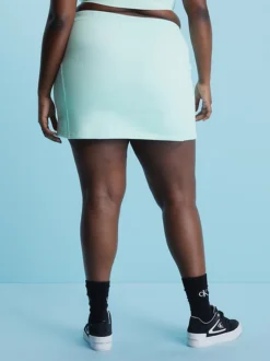 Calvin Klein Minigonna In Felpa Terry -Offerta Economica Calvin Klein J20J222653 L6V alternate2