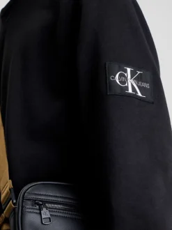 Calvin Klein Felpa Con Stemma Monogram -Offerta Economica Calvin Klein J30J314035 BAE alternate2