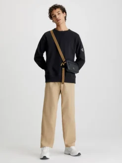 Calvin Klein Felpa Con Stemma Monogram -Offerta Economica Calvin Klein J30J314035 BAE alternate3