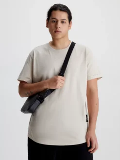 Calvin Klein T-shirt Con Stemma In Cotone Biologico -Offerta Economica Calvin Klein J30J315319 ACI alternate1