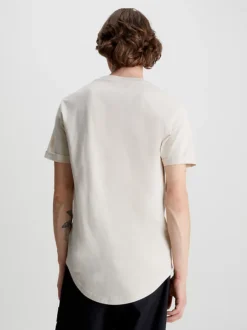 Calvin Klein T-shirt Con Stemma In Cotone Biologico -Offerta Economica Calvin Klein J30J315319 ACI alternate2