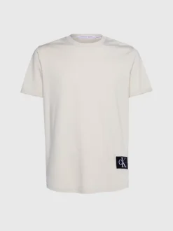 Calvin Klein T-shirt Con Stemma In Cotone Biologico -Offerta Economica Calvin Klein J30J315319 ACI alternate5