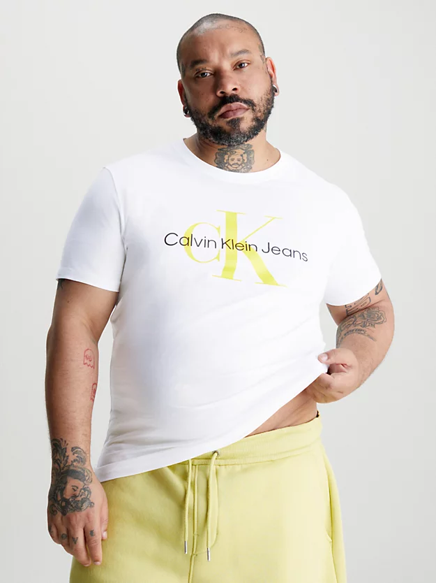 Calvin Klein T-shirt Con Monogramma Slim 4 Calvin Klein T-shirt Con Monogramma Slim - immagine 2