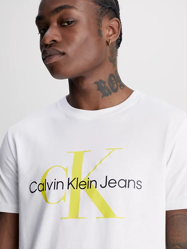 Calvin Klein T-shirt Con Monogramma Slim 6 Calvin Klein T-shirt Con Monogramma Slim - immagine 4
