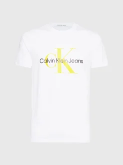 Calvin Klein T-shirt Con Monogramma Slim 13 Calvin Klein T-shirt Con Monogramma Slim -Offerta Economica Calvin Klein J30J320806 YAF alternate5