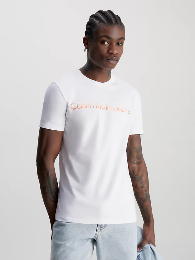 Calvin Klein T-shirt Con Logo Slim 3 Calvin Klein T-shirt Con Logo Slim