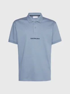 Calvin Klein Polo Con Logo Taglio Relaxed -Offerta Economica Calvin Klein J30J322853 PN6 alternate4