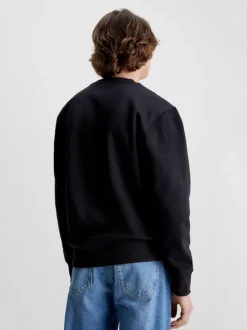 Calvin Klein Felpa Stampata In Cotone Biologico -Offerta Economica Calvin Klein J30J322888 BEH alternate2