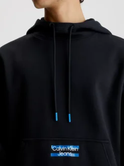 Calvin Klein Felpa Con Cappuccio Con Logo -Offerta Economica Calvin Klein J30J322891 BEH alternate3