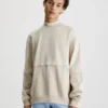 Calvin Klein Felpa In Materiali Misti Taglio Relaxed -Offerta Economica Calvin Klein J30J322893 ACI main