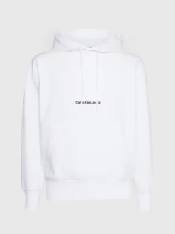 Calvin Klein Felpa Con Cappuccio E Logo -Offerta Economica Calvin Klein J30J322894 YAF alternate5