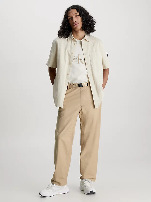 Calvin Klein Chino Pratici Dal Taglio Dritto Con Cintura 6 Calvin Klein Chino Pratici Dal Taglio Dritto Con Cintura - immagine 4