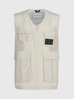 Calvin Klein Gilet In Nylon Taglio Relaxed -Offerta Economica Calvin Klein J30J322935 ACI alternate4