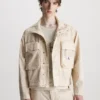 Calvin Klein Giacca Corta Multitasche Con Zip Integrale In Twill Di Cotone -Offerta Economica Calvin Klein J30J322944 0F4 main