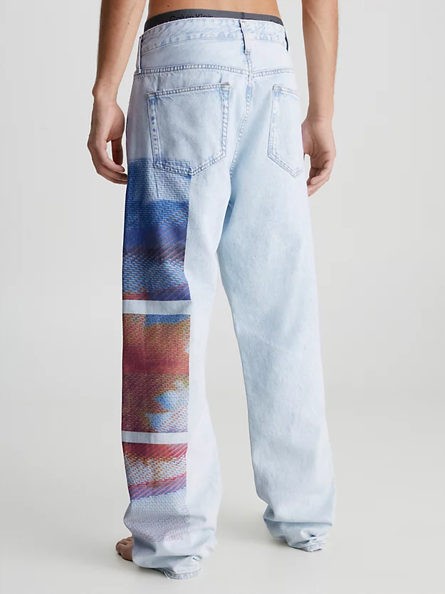 Calvin Klein 90's Straight Jeans Con Stampa 5 Calvin Klein 90's Straight Jeans Con Stampa - immagine 3