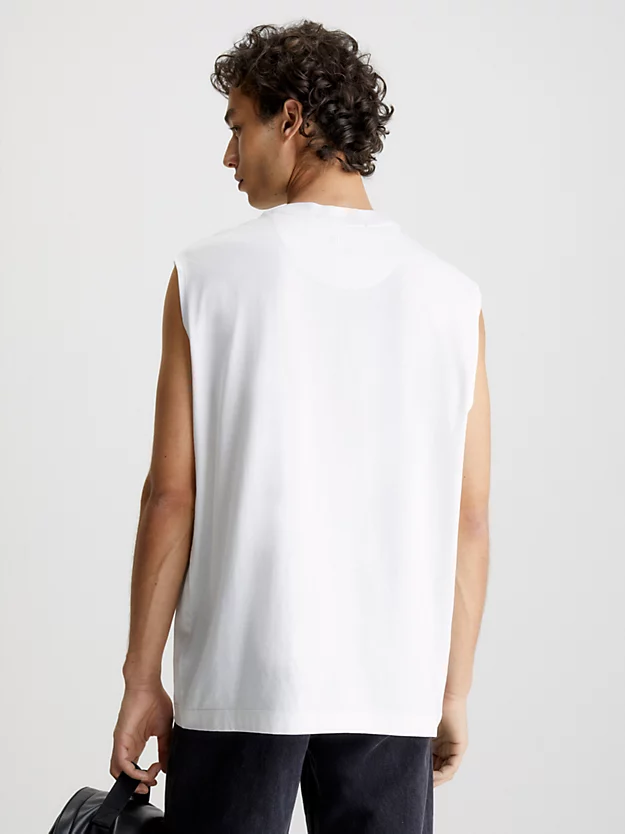 Calvin Klein Canotta In Cotone Biologico Vestibilità Relaxed 5 Calvin Klein Canotta In Cotone Biologico Vestibilità Relaxed - immagine 3