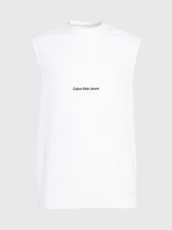 Calvin Klein Canotta In Cotone Biologico Vestibilità Relaxed 13 Calvin Klein Canotta In Cotone Biologico Vestibilità Relaxed -Offerta Economica Calvin Klein J30J323146 YAF alternate5