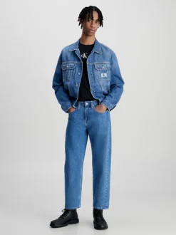 Calvin Klein 90's Straight Cropped Jeans -Offerta Economica Calvin Klein J30J323340 1A4 alternate4