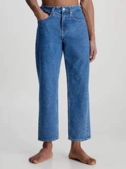 Calvin Klein 90's Straight Cropped Jeans
