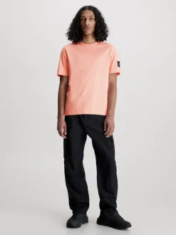Calvin Klein T-shirt In Cotone Con Stemma 12 Calvin Klein T-shirt In Cotone Con Stemma -Offerta Economica Calvin Klein J30J323484 TLV alternate4
