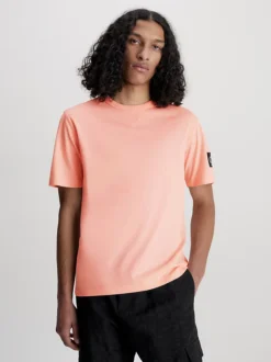 Calvin Klein T-shirt In Cotone Con Stemma