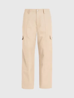 Calvin Klein Pantaloni Cargo In Tela In Cotone -Offerta Economica Calvin Klein J30J323502 PF2 alternate4