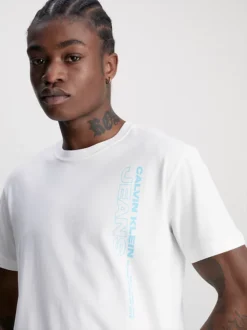 Calvin Klein T-shirt Con Logo 9 Calvin Klein T-shirt Con Logo -Offerta Economica Calvin Klein J30J323532 YAF alternate2