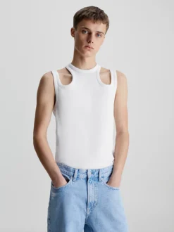 Calvin Klein Canotta Con Cut-out Slim