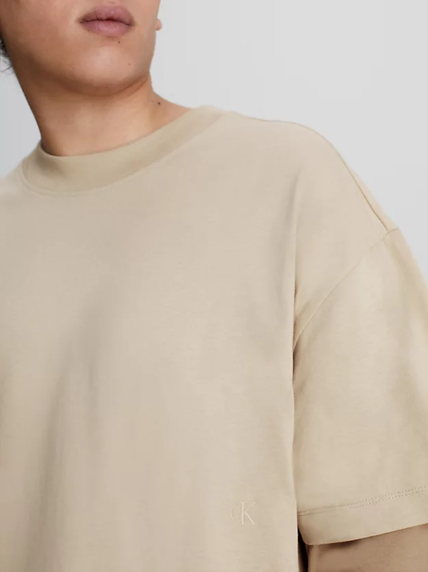 Calvin Klein T-shirt Doppiata Manica Lunga 6 Calvin Klein T-shirt Doppiata Manica Lunga - immagine 4