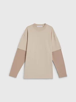 Calvin Klein T-shirt Doppiata Manica Lunga 15 Calvin Klein T-shirt Doppiata Manica Lunga -Offerta Economica Calvin Klein J30J323569 ABM alternate5