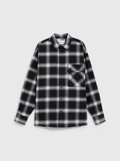 Calvin Klein Giacca A Camicia A Quadri Oversize -Offerta Economica Calvin Klein J30J323570 YAF alternate5