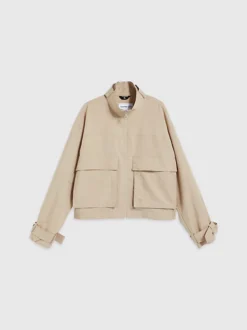 Calvin Klein Giacca-camicia Con Zip Integrale Oversize -Offerta Economica Calvin Klein J30J323571 ABM alternate5