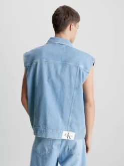 Calvin Klein Scamiciato In Denim Oversize -Offerta Economica Calvin Klein J30J323572 1AA alternate2