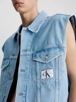 Calvin Klein Scamiciato In Denim Oversize -Offerta Economica Calvin Klein J30J323572 1AA alternate3