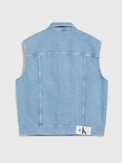 Calvin Klein Scamiciato In Denim Oversize -Offerta Economica Calvin Klein J30J323572 1AA alternate6