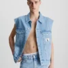 Calvin Klein Scamiciato In Denim Oversize -Offerta Economica Calvin Klein J30J323572 1AA main