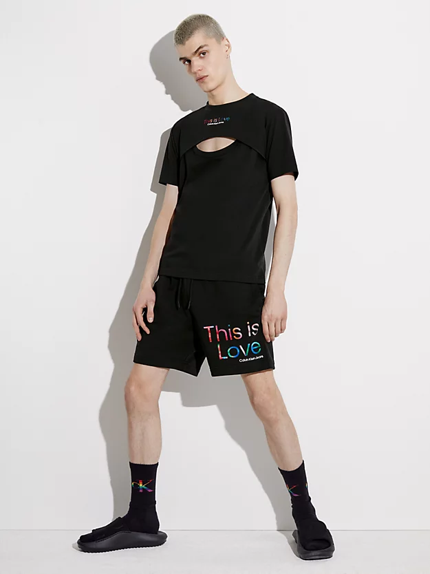 Calvin Klein T-shirt Slim Con Cut-out - Pride 7 Calvin Klein T-shirt Slim Con Cut-out - Pride - immagine 5