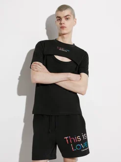 Calvin Klein T-shirt Slim Con Cut-out - Pride