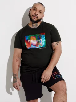 Calvin Klein T-shirt Slim - Pride 12 Calvin Klein T-shirt Slim - Pride -Offerta Economica Calvin Klein J30J323606 BEH alternate1