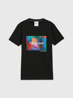 Calvin Klein T-shirt Slim - Pride 17 Calvin Klein T-shirt Slim - Pride -Offerta Economica Calvin Klein J30J323606 BEH alternate6