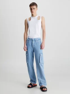 Calvin Klein 90's Straight Jeans Pratici -Offerta Economica Calvin Klein J30J323668 1AA alternate4
