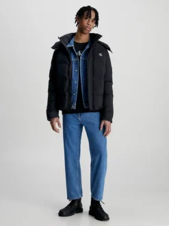 Calvin Klein Gilet Imbottito In Nylon Increspato -Offerta Economica Calvin Klein J30J323708 BEH alternate3