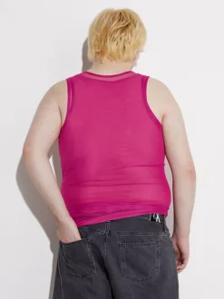 Calvin Klein Canotta A Doppio Strato In Rete - Pride -Offerta Economica Calvin Klein J30J323720 VCS alternate2