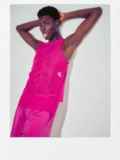 Calvin Klein Canotta A Doppio Strato In Rete - Pride -Offerta Economica Calvin Klein J30J323720 VCS alternate5