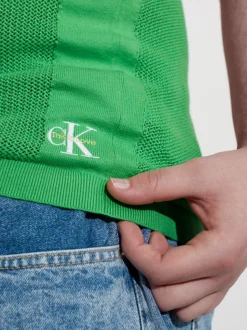 Calvin Klein Canotta In Maglia All'uncinetto - Pride -Offerta Economica Calvin Klein J30J323722 L1H alternate2