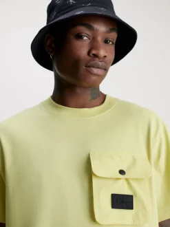 Calvin Klein T-shirt Con Tasca Taglio Relaxed -Offerta Economica Calvin Klein J30J323807 KCQ alternate2
