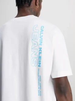 Calvin Klein T-shirt Oversize Con Logo Sul Retro -Offerta Economica Calvin Klein J30J323843 YAF alternate3