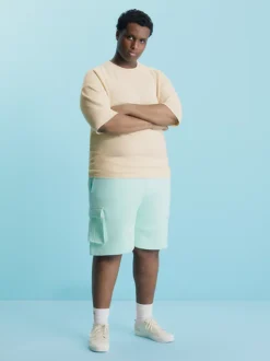 Calvin Klein Pantaloncini Da Tuta Cargo Taglio Relaxed -Offerta Economica Calvin Klein J30J324137 L6V alternate4