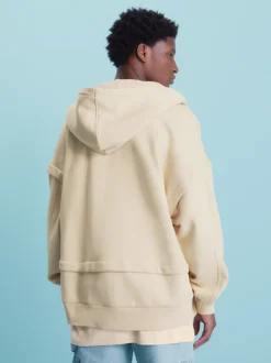 Calvin Klein Felpa Con Cappuccio E Zip Integrale Oversize -Offerta Economica Calvin Klein J30J324138 ACJ alternate2