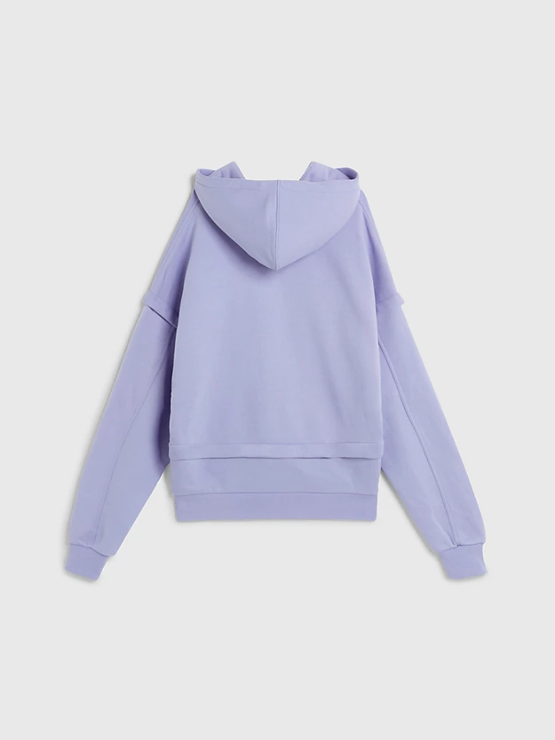 Calvin Klein Felpa Con Cappuccio E Zip Integrale Oversize 9 Calvin Klein Felpa Con Cappuccio E Zip Integrale Oversize - immagine 7